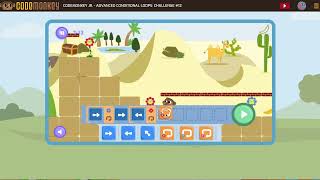 CodeMonkey Jr Advanced Conditional Loops 12 [upl. by Sungam]