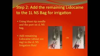 Eye Irrigation Part 2 Use of Lidocaine [upl. by Zarihs]