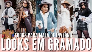 COMO SE VESTIR NA VIAGEM DE INVERNO Looks que usei em Gramado ideias de looks para mala de inverno [upl. by Ecinev]