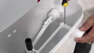 TECHPLAS INSTALLATION GUIDELINE  Lift Up Outlet Flush Valve Cistern [upl. by Nnodnarb]