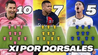 ENFRENTAMOS el MEJOR XI con 1 JUGADOR por DORSAL [upl. by Refinne]