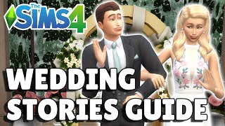 Guide To Throwing A Wedding Using My Wedding Stories  The Sims 4 [upl. by Aynat]