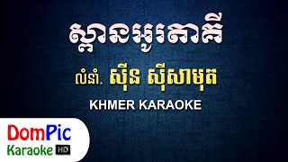 ស្ពានអូរតាគី ស៊ីន ស៊ីសាមុត ភ្លេងសុទ្ធ  Spean Otaki Sin Sisamuth  DomPic Karaoke [upl. by Banerjee843]