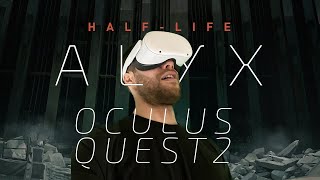 How To Play Half Life ALYX on Oculus Quest 2  Wired and Wireless [upl. by Prisilla]