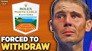 Nadal Withdraws from Monte Carlo 2024  Tennis News [upl. by Robma]