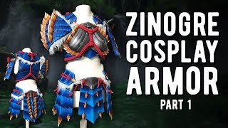 LED Zinogre Armor Part 1  Monster Hunter [upl. by Anital599]