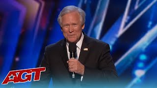 Former President George W Bush on Americas Got Talent [upl. by Misha522]