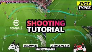 eFootball 2025  Shot Types  Shooting Tutorial 🔥  Xbox  Playstation [upl. by Abner]