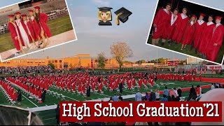 Die HIGH SCHOOL GRADUATION meiner Schwester 21🇺🇸👩🏼‍🎓 Hinsdale Central USA ClassOf2021 [upl. by Savage]