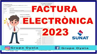 COMO EMITIR UNA FACTURA ELECTRONICA RAPIDO Y FACIL  SUNAT 2023 [upl. by Amatruda]