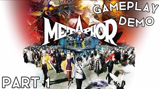 Metaphor ReFantazio Demo Gameplay Walkthrough Metaphor ReFantazio Part 1 [upl. by Garold]