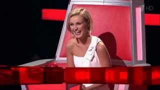 Polina Gagarina speaks Greek  голос 4 [upl. by Yemerej]