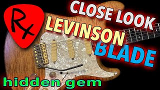 Review amp Demo of a Levinson Blade Super Strat amp Double Block Tremolo System [upl. by Merrili731]