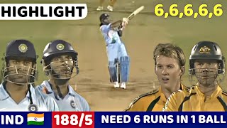 INDIA VS AUSTRALIA T20 WORLD CUP 2007  FULL MATCH HIGHLIGHTS  MOST THRILLING MATCH EVER🔥😱 [upl. by Gannie]