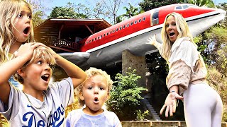 Surprising our kids with WORLDS COOLEST TREEHOUSE [upl. by Ydnelg]