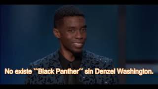 Chadwick Boseman  ‘’No existe Black Panther sin Denzel Washington‘’ Subtitulado [upl. by Idorb]