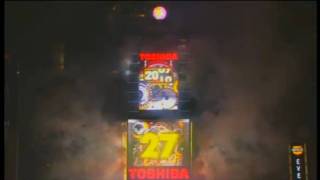 Happy New Year 2010 NY Times Square BALL DROP COUNTDOWN HD [upl. by Ayihsa]