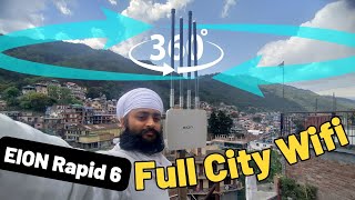 ELINK Rapid 60 Wave 20 MUMIMO DualBand 1300 Mbps Outdoor Access Point Full Review in Hindi [upl. by Anelliw]