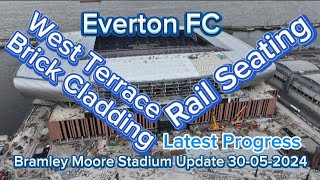 Everton FC New Stadium at Bramley Moore Dock Update 30052024 [upl. by Tutt]