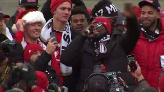 Jozy Altidore Delivers EPIC MLS Cup Parade Speech [upl. by Aneerbas]