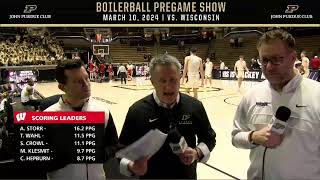 BoilerBall Pregame Show  vs Wisconsin [upl. by Nivart]