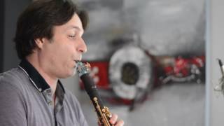 Rhapsodie for solo clarinet by G Miluccio Jose FranchBallester clarinet [upl. by Hilary850]