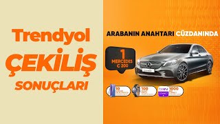 Trendyol Çekiliş Sonuçları  Trendyol Cüzdan Mercedes Çekilişi [upl. by Scharaga476]