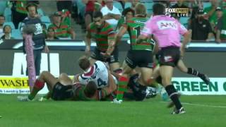 NRL 2012 Round 1 Highlights Rabbitohs V Roosters [upl. by Tergram]