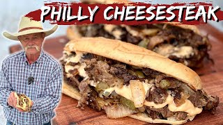 Classic Philly Cheesesteak with a Cowboy Twist Plus Homemade Cheese Sauce [upl. by Dunseath]