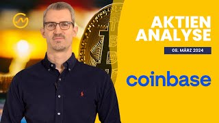 Coinbase Aktienanalyse 2024  Kann die Aktie den BitcoinBoom nutzen [upl. by Atikaj]