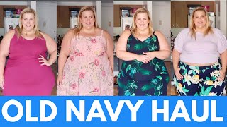 Old Navy Affordable Plus Size Spring Haul [upl. by Grimes]