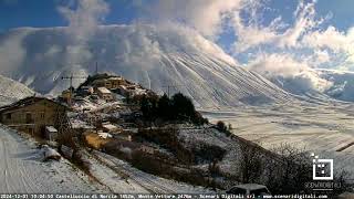 Castelluccio di Norcia  1 Dicembre 2024 [upl. by Aihsenak35]