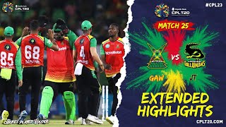 Extended Highlights  Guyana Amazon Warriors vs Jamaica Tallawahs  CPL2023 [upl. by Allianora]