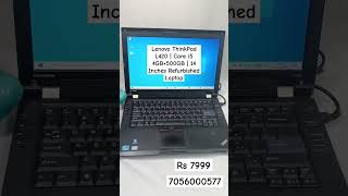 Lenovo ThinkPad L420  Core i5 4GB500GB  14 Inches Refurbished Laptop 💯💻 laptop lenovo reels [upl. by Lokkin]