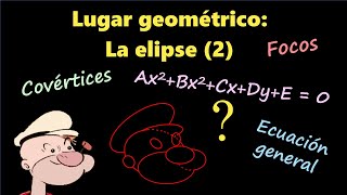 CAP054 Elipse con centro en a b y problemas [upl. by Aig]