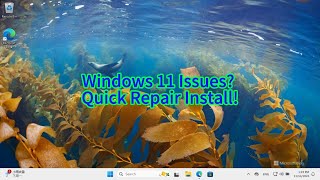 How to Fix Windows 11 System Errors Using Windows Update Repair Install [upl. by Zebada]