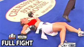 LINDSAY GARBATT vs TRACY HUTT  FULL FIGHT amp BRUTAL KNOCKOUT  BOXING WORLD [upl. by Redna665]