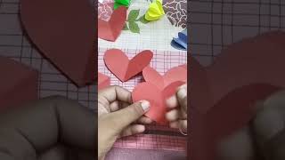 Easy hanging hearts tradingcraft diy trading artandcraft craftart [upl. by Klepac]