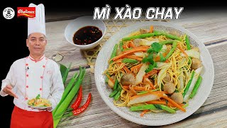 Cách làm Mì Xào Chay thơm ngon và dễ làm [upl. by Jacobo827]