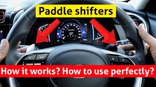 What is paddle shifters in car  How to use Paddle shifters perfectly  Live demo  Birlas Parvai [upl. by Elson]