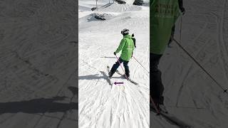 Fix the Award Inner Ski amp progress from Snow Plough to Parallel learntoski skitips parallel [upl. by Durrell655]