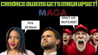 Candace Owens Makes WHITE CONSERVATIVES Mad Over JD Vance MAGA [upl. by Gorman951]