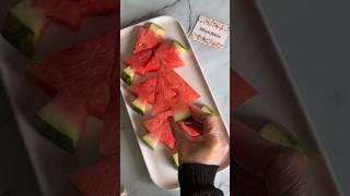 How to cut watermelon into tree shapes watermelon fruitart trees healthy healthyfood asmr [upl. by Bergmans]