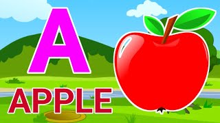 A for apple  अ से अनार  abcd  phonics song  a for apple b for ball c for cat  abcd song  abcde [upl. by Heathcote]