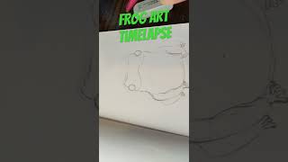 Cute frog art 🐸🐸art drawing myart myhobby mypassion artworkdraw [upl. by Iridis481]