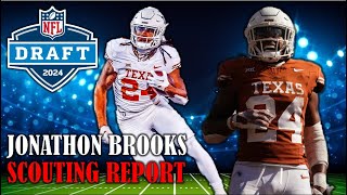 Jonathon Brooks Draft Profile I 2024 NFL Draft Scouting Report amp Analysis [upl. by Knut]