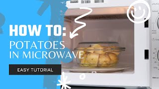 How to Cook Potatoes in a Microwave in 2022 [upl. by Suidualc]