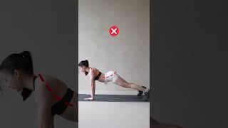 🔍 PushUp Form Correction ✅ vs ❌ [upl. by Daveen707]