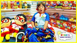 Ryan Spend 24 hours overnight in Ryans World Toys Room Challenge [upl. by Llerdnam]