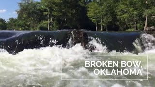 Kayaking the Lower Mountain Fork River in Broken Bow OK [upl. by Nawd543]